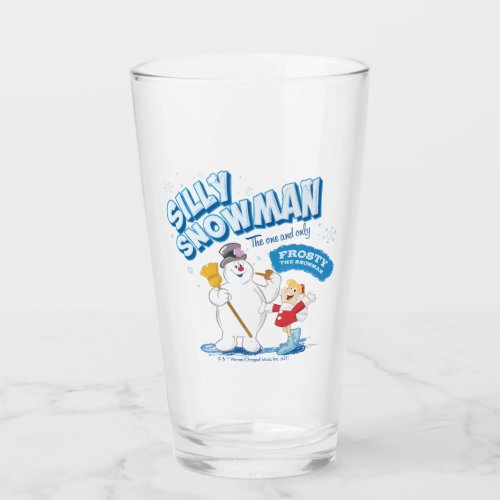 Frosty the Snowman  Silly Snowman Glass