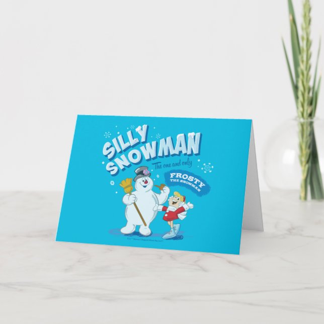Frosty the Snowman™ | "Silly Snowman" Holiday Card (Front)