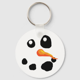 Frosty the Snowman Smiling Keychain