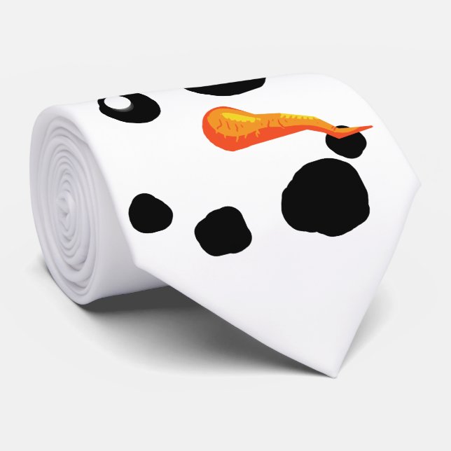 Frosty the Snowman Smiling Tie (Rolled)