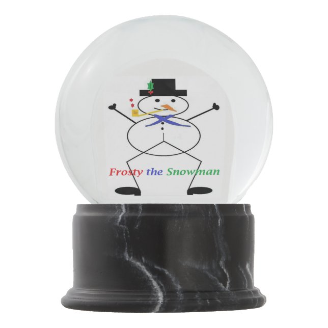 "Frosty the Snowman" Snow Globe (Front)