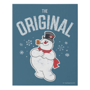 Frosty the Snowman™   The Original Faux Canvas Print