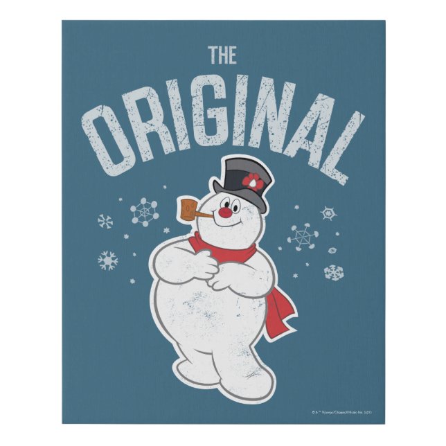 Frosty the Snowman™ | The Original Faux Canvas Print (Front)
