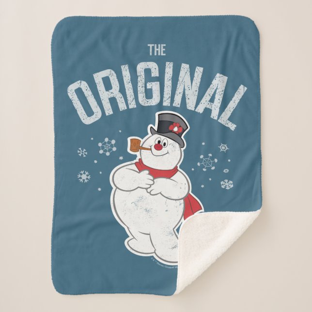Frosty the Snowman™ | The Original Sherpa Blanket (Front)