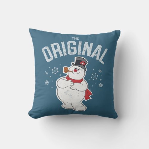 Frosty the Snowman  The Original Throw Pillow
