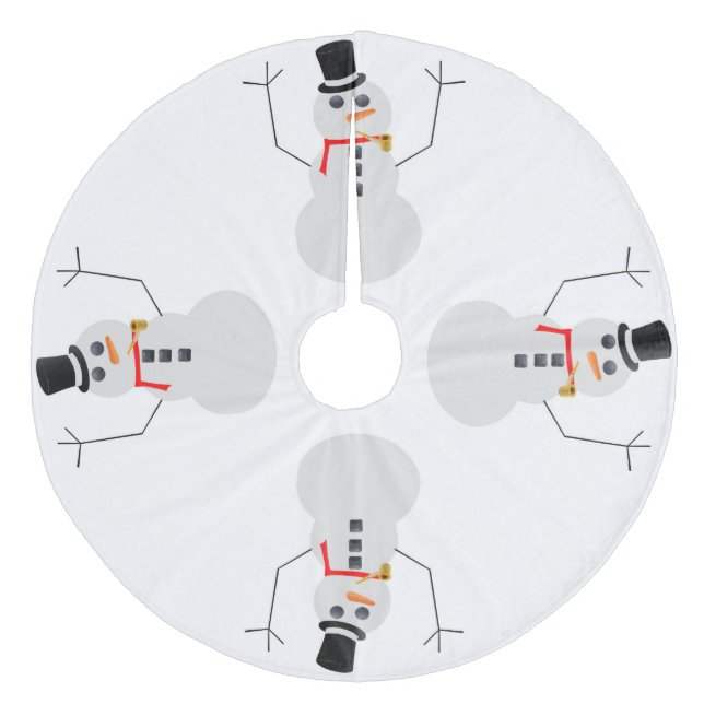 Frosty the Snowman Tree Skirt (Front)