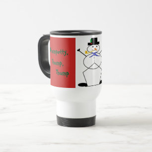 "Frosty the Snowman" White Travel/Commuter Mug