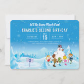 Frosty the Snowman™ Winter Birthday Invitation (Front)