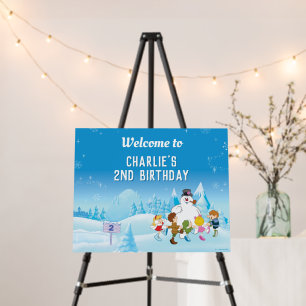 Frosty the Snowman™ Winter Birthday Welcome Sign