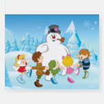 Frosty the Snowman™ Winter Foam Board<br><div class="desc">Check out this fun Frosty the Snowman™ winter art featuring Frosty and the kids.</div>