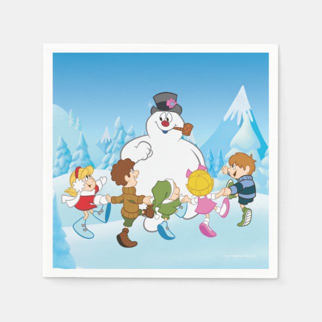 Frosty the Snowman™ Winter Napkins (Front)