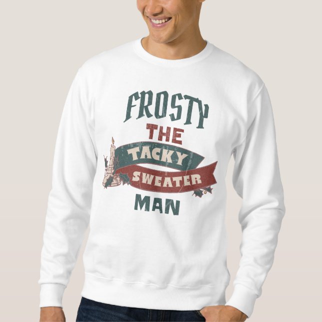 FROSTY THE TACKY SWEATER MAN CHRISTMAS SWEATER (Front)