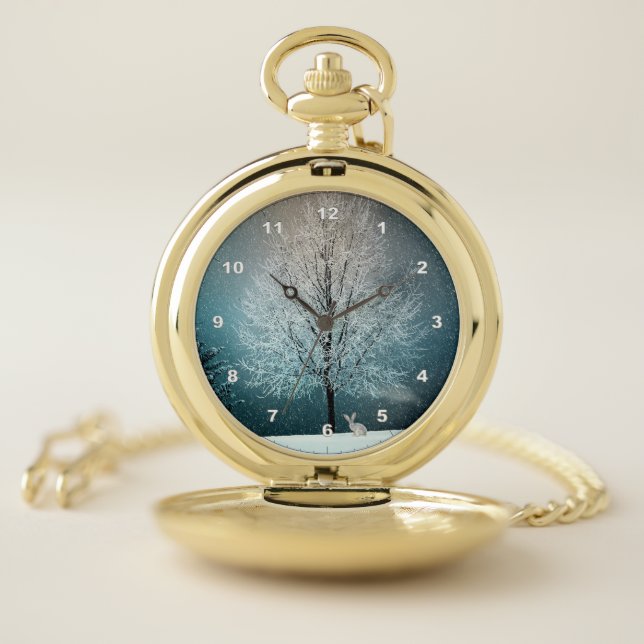 Frosty tree in the evening watch (Inside)