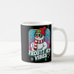 Frosty Vibes 67 Snowman Christmas Coffee Mug
