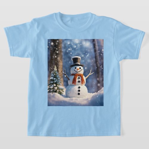 Frosty Woodland Wanderer T_Shirt