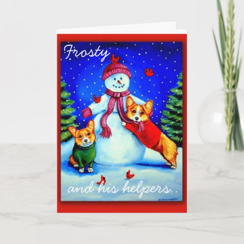 Frostys Helpers card