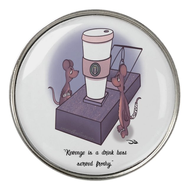 Frothy Golf Ball Marker (Front)