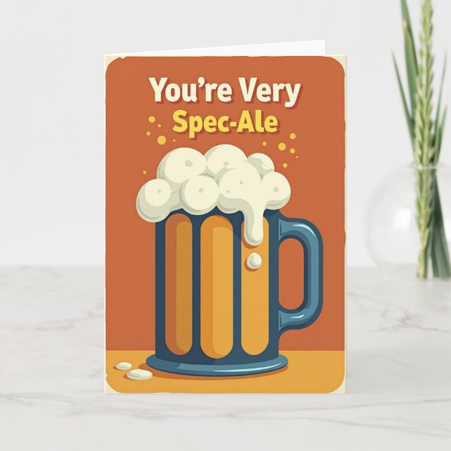 Frothy Sweet Fathers Day Card (Front)