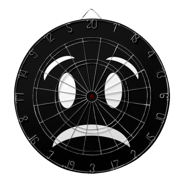 FROWNIE FACE DART BOARD (Front)