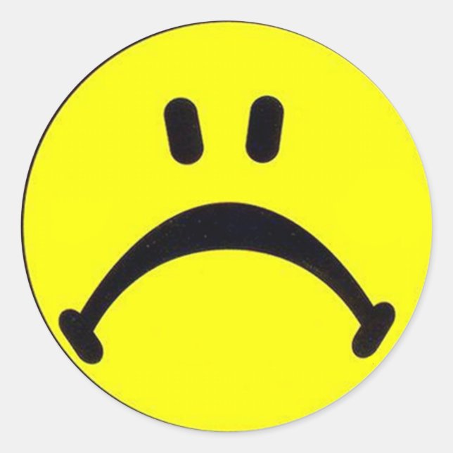 Frownie Face Sticker (Front)