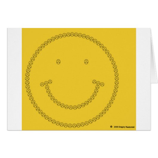 Frowning Smile by Gregory Radomisli Cards (Front Horizontal)