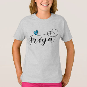 Frøya Flag Heart, Trøndelag, Norway T-Shirt
