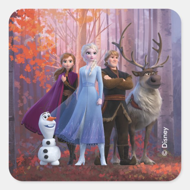 Frozen 2 | A Bond Like No Other Square Sticker (Front)