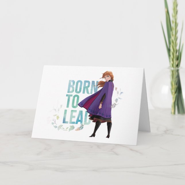 Frozen 2: Anna | Born To Lead Card (Front)