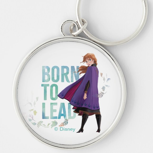 Frozen 2: Anna | Born To Lead Keychain (Front)