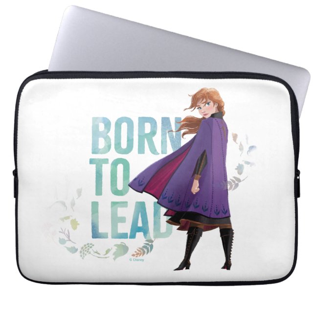 Frozen 2: Anna | Born To Lead Laptop Sleeve (Front)