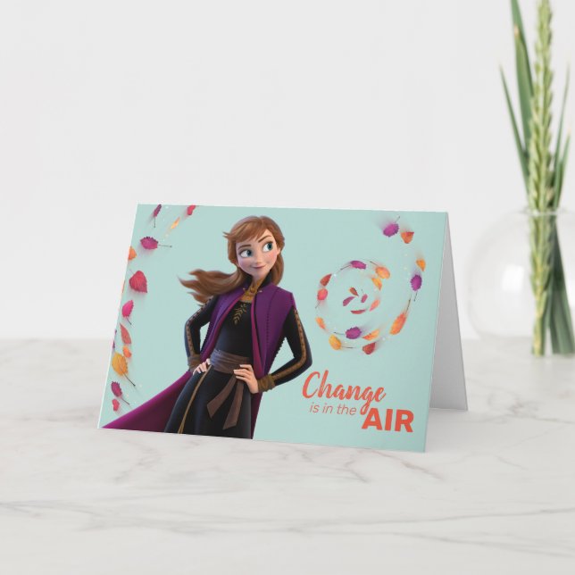 Frozen 2: Anna | Change Is In The Air Card (Front)