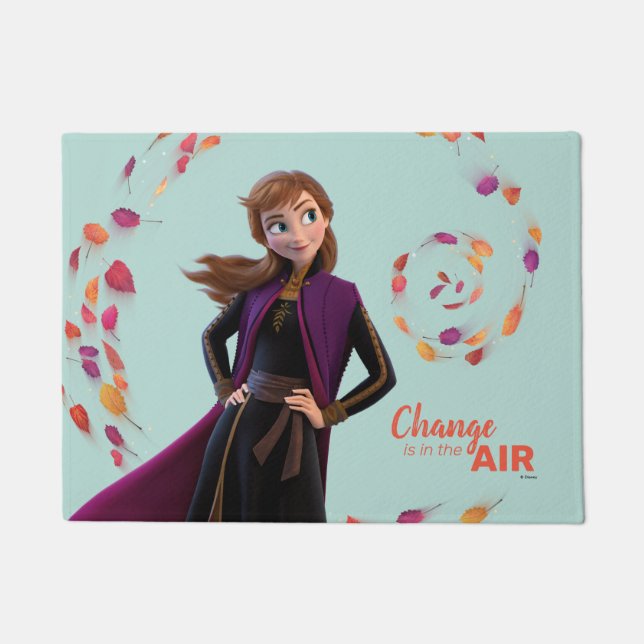 Frozen 2: Anna | Change Is In The Air Doormat (Front)