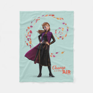 Frozen 2: Anna | Change Is In The Air Fleece Blanket