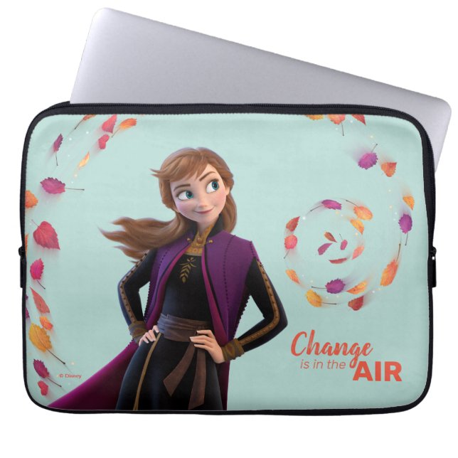 Frozen 2: Anna | Change Is In The Air Laptop Sleeve (Front)