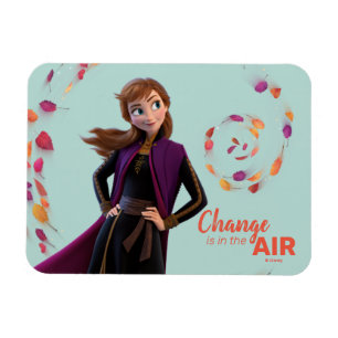 Frozen 2: Anna Change Is In The Air Magnet