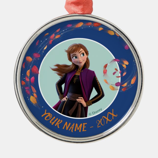 Frozen 2: Anna | Change Is In The Air Metal Ornament (Front)