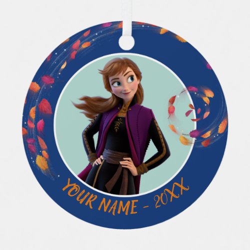 Frozen 2 Anna  Change Is In The Air Metal Ornament