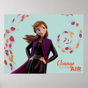 Frozen 2: Anna Change Is In The Air Poster