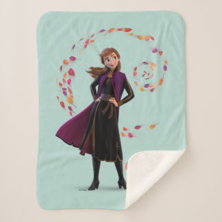 Frozen 2: Anna | Change Is In The Air Sherpa Blanket