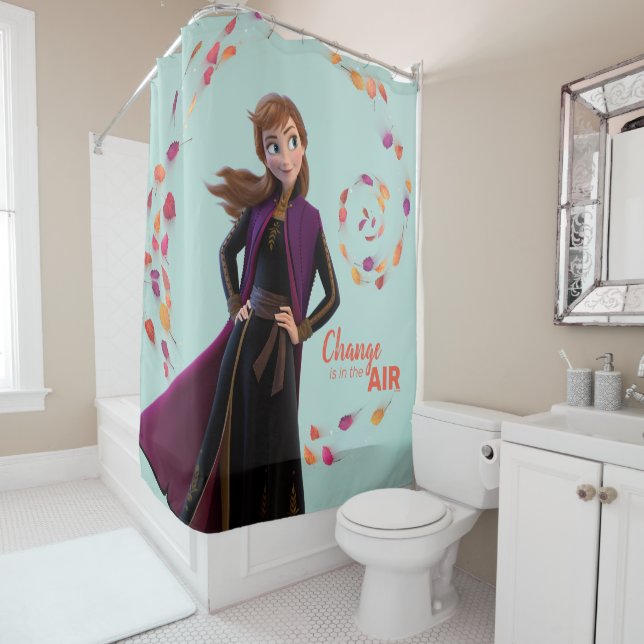 Frozen 2: Anna | Change Is In The Air Shower Curtain (In Situ)