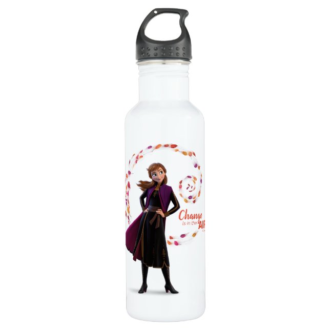Frozen 2: Anna | Change Is In The Air Stainless Steel Water Bottle (Front)