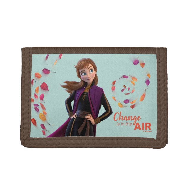 Frozen 2: Anna | Change Is In The Air Trifold Wallet (Front)