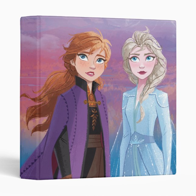 Frozen 2 | Anna & Elsa | A Journey Together 3 Ring Binder (Front/Spine)