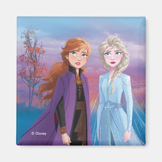 Frozen 2 | Anna & Elsa | A Journey Together Magnet (Front)