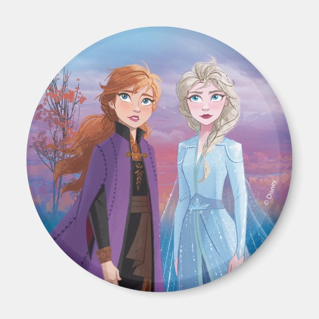Frozen 2 | Anna & Elsa | A Journey Together Magnet (Front)