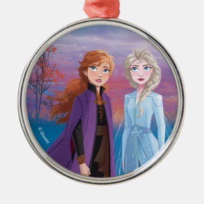 Frozen 2 | Anna &amp; Elsa | A Journey Together Metal Ornament