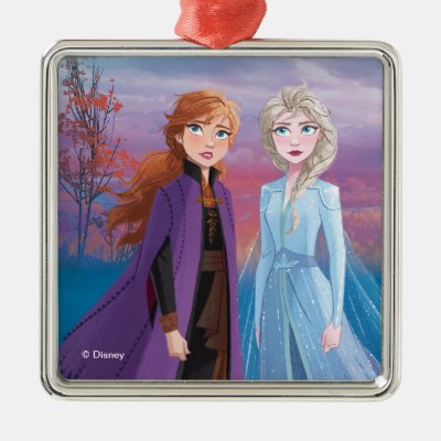 Frozen 2 | Anna &amp; Elsa | A Journey Together Metal Ornament