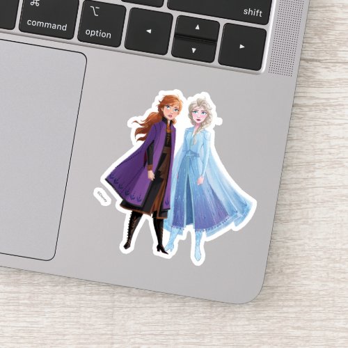 Frozen 2  Anna  Elsa  A Journey Together Sticker