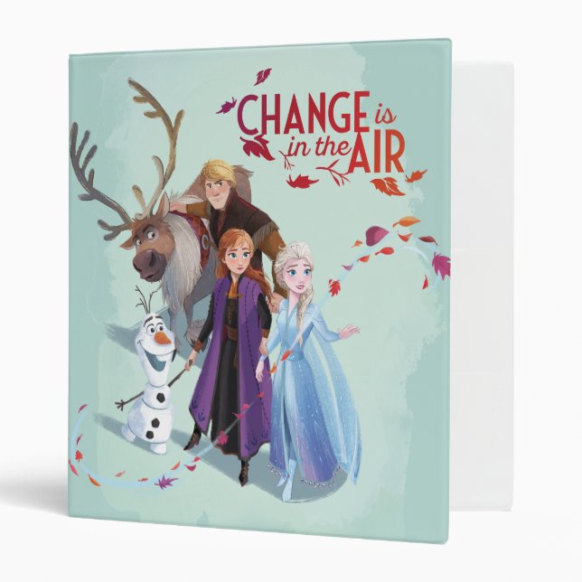 Frozen 2: Anna, Elsa & Friends | Change 3 Ring Binder (Front/Inside)