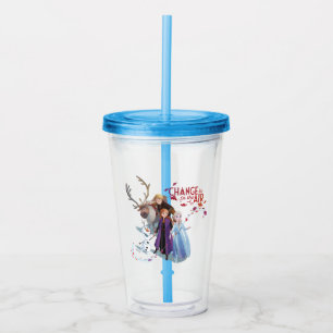 Frozen 2: Anna, Elsa & Friends   Change Acrylic Tumbler